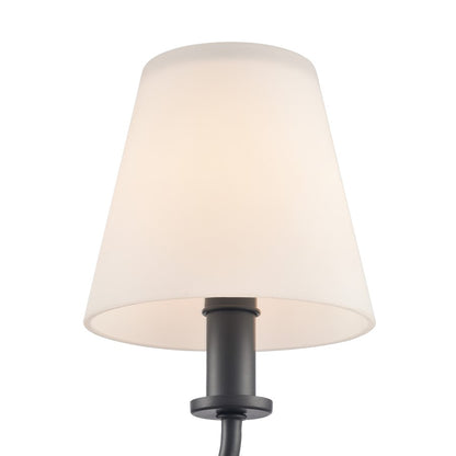 Atlas Lighting Hoyle 24'' Wide 3Lt Vanity Light, Matte Black/White