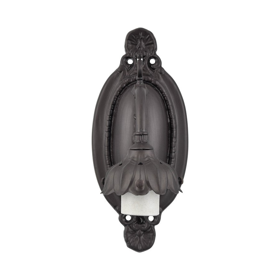Atlas Lighting Mix-N-Match 8in 1-Light Wall Sconce | Traditional Bronze Metal, No Shade | Bedroom & Hallway | 5 x 7 x 8 in | Model WL11665-BZ