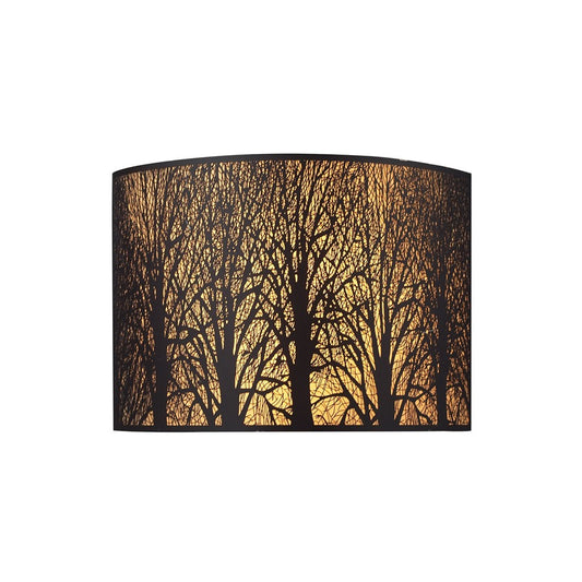 Atlas Lighting Woodland Sunrise 8'' High 2Lt Sconce, Bronze/Bronze - WL11722-BZ