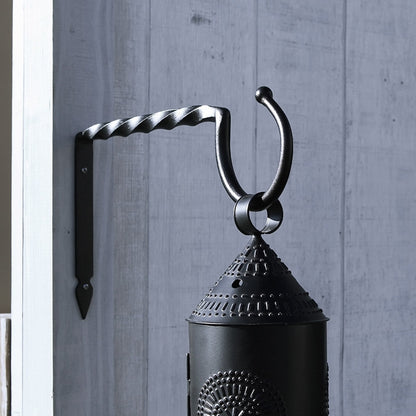 ACHLA Large Jumbo Bracket 18in Wrought Iron Black Powder Coat | Industrial Wall Mount Shelf Support | Kitchen & Garage Storage | Model B-26