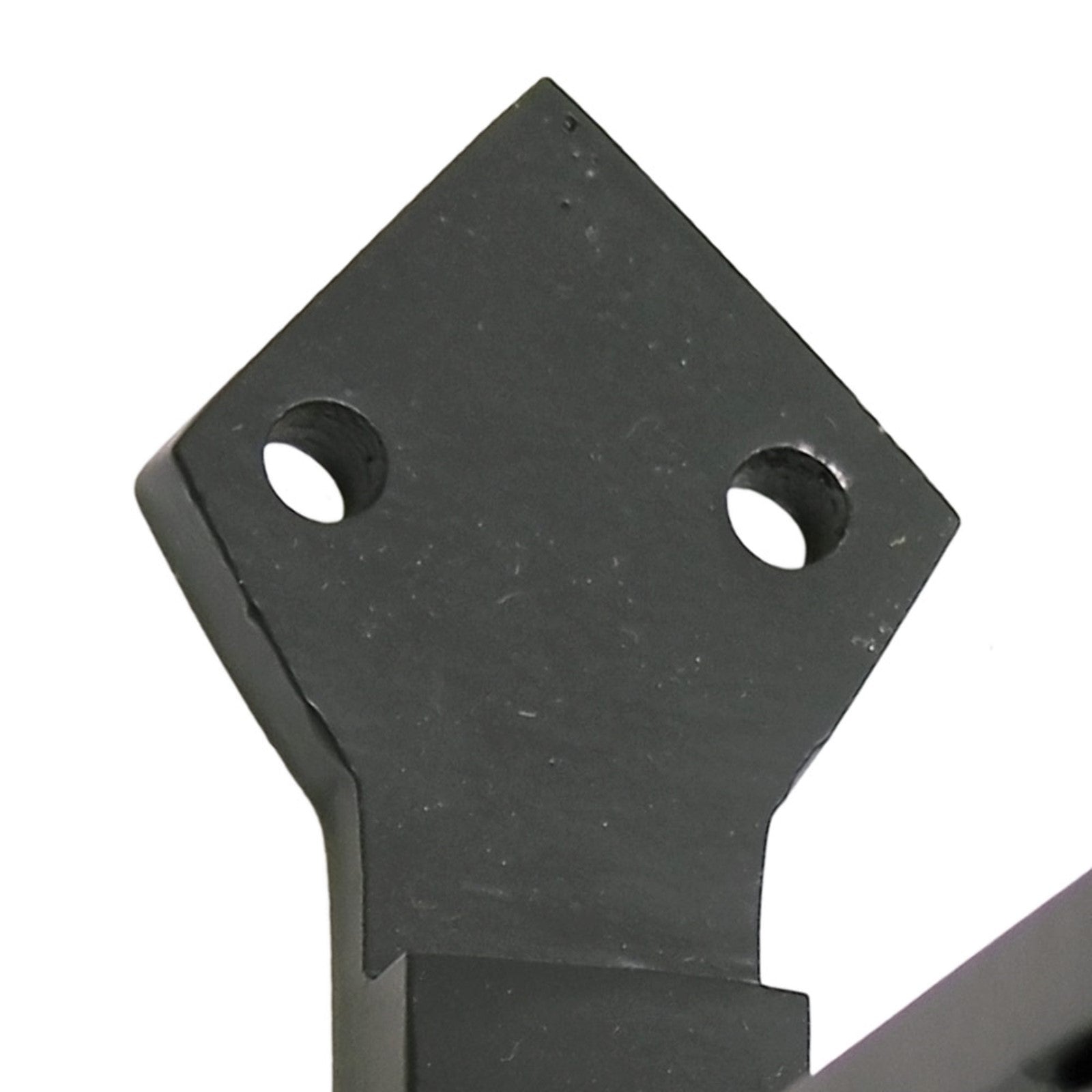 ACHLA Corona Bracket Small | Black Wrought Iron Heavy Duty | Outdoor Hanging Basket Support | 17.5 x 2 x 17 in | Model B-44