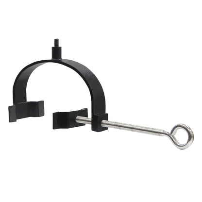 ACHLA Aspen Leaf Birdbath Over Rail Bracket | Antique Brass and Black Wrought Iron | Deck, Porch & Balcony Bird Bath | 15 x 8 x 7 in | Model BB-04-OR2