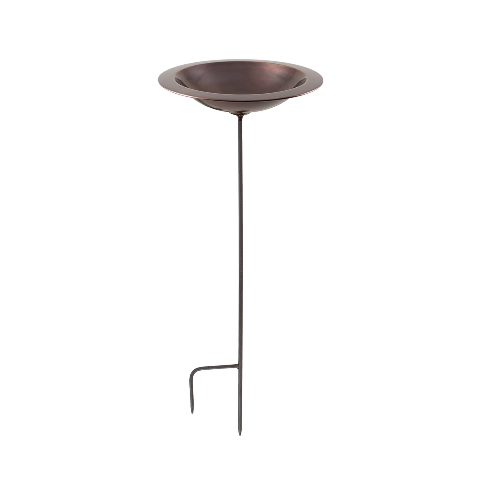 ACHLA Classic II Birdbath with Stand | Copper Antique Finish | Garden & Patio Accent | 12.75 x 12.75 x 3 in | Model BB-05-S