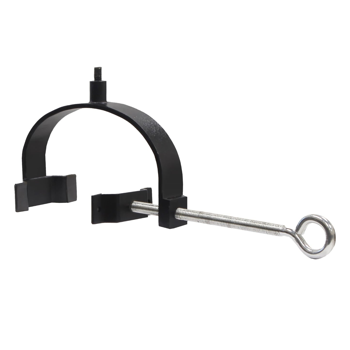 ACHLA Bee Fountain & Birdbath Over Rail Bracket | Copper Plated Stainless Steel and Black Wrought Iron | Deck, Balcony & Porch | Model BB-07-OR2