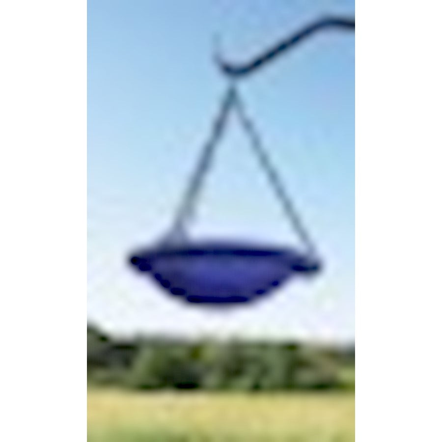 ACHLA Cobalt Blue Hanging Birdbath