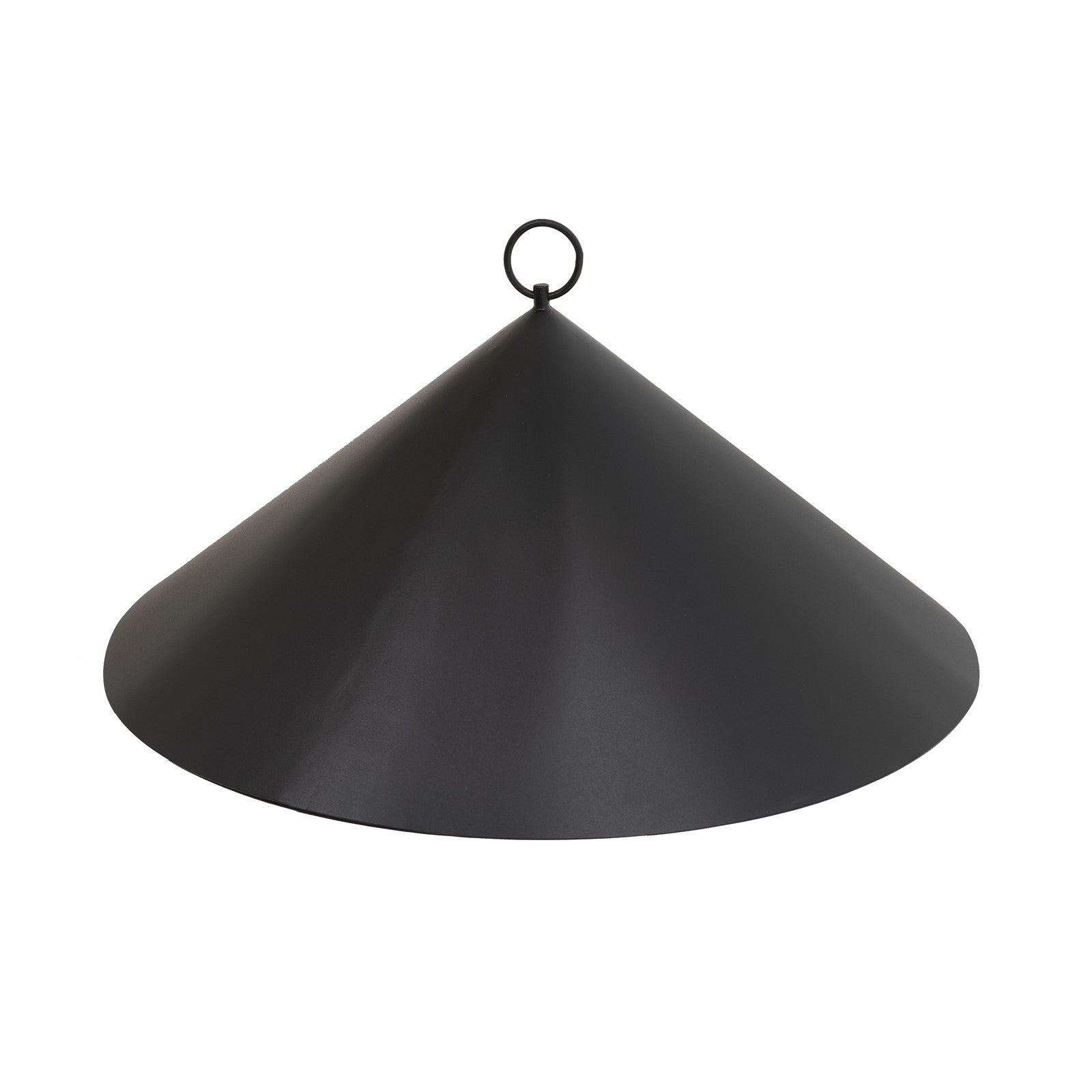 ACHLA Hanging Squirrel Deflector 18in | Black Wrought Iron | Outdoor Bird Feeder & Garden Protection | 18 x 18 x 10 in | Model BGD-03
