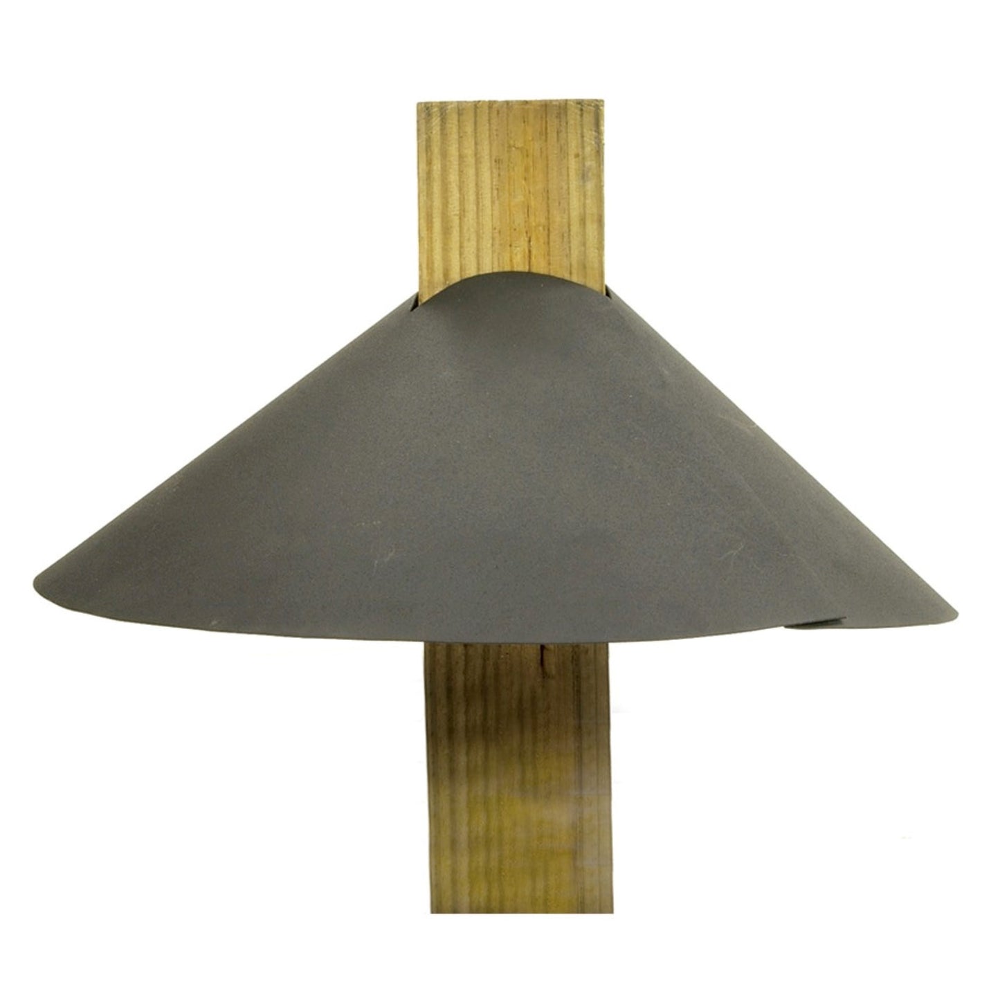 ACHLA Squirrel Deflector for 4x4 Post | Black Wrought Iron | Bird Feeder & Garden Pole Protection | 18in Diameter x 5.75in H | Model BGD-04