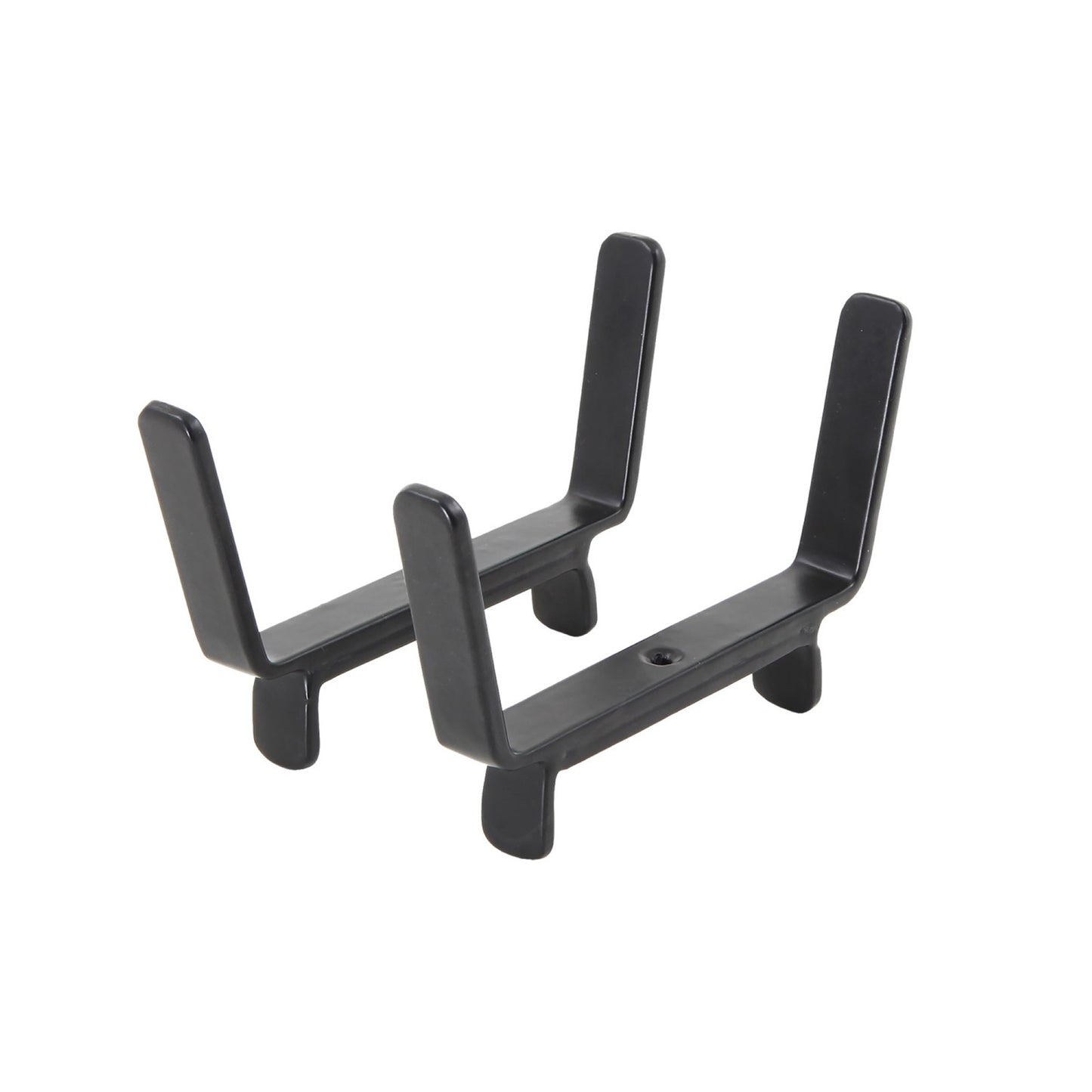 ACHLA 6in Flower Box Bracket for 2x4 Railing | Wrought Iron Black Powdercoat | Deck, Porch & Balcony Planter Support | 1 x 7 x 4 in | Model BGK-13-08
