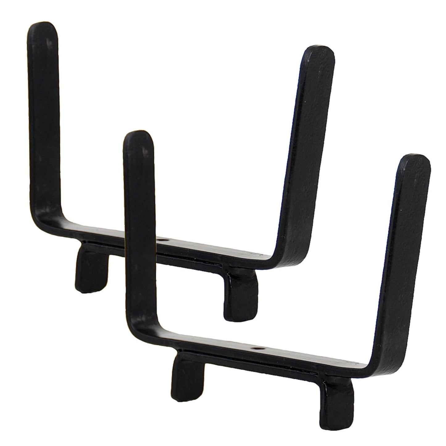 ACHLA Deck Bracket I Wrought Iron Flower Box Bracket | Black Wrought Iron | Deck & Patio Railing Planter Support | 6.25 x 5 in | Model BGK-13