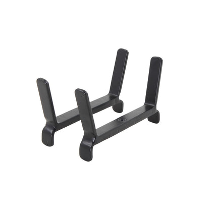 ACHLA 6in Flower Box Bracket for 2x6 Railing | Wrought Iron Black Powdercoat | Deck, Porch & Balcony Planter Support | 1 x 7 x 4 in | Model BGK-14-08