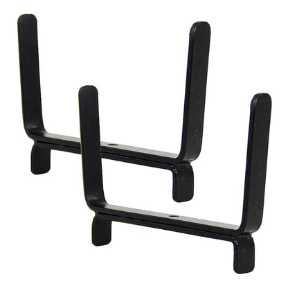 ACHLA Deck Bracket II | Wrought Iron Flower Box Bracket | For 2x6 Railing & 8in Deep Box | 6.25 x 5 x 0.75 in | Model BGK-14