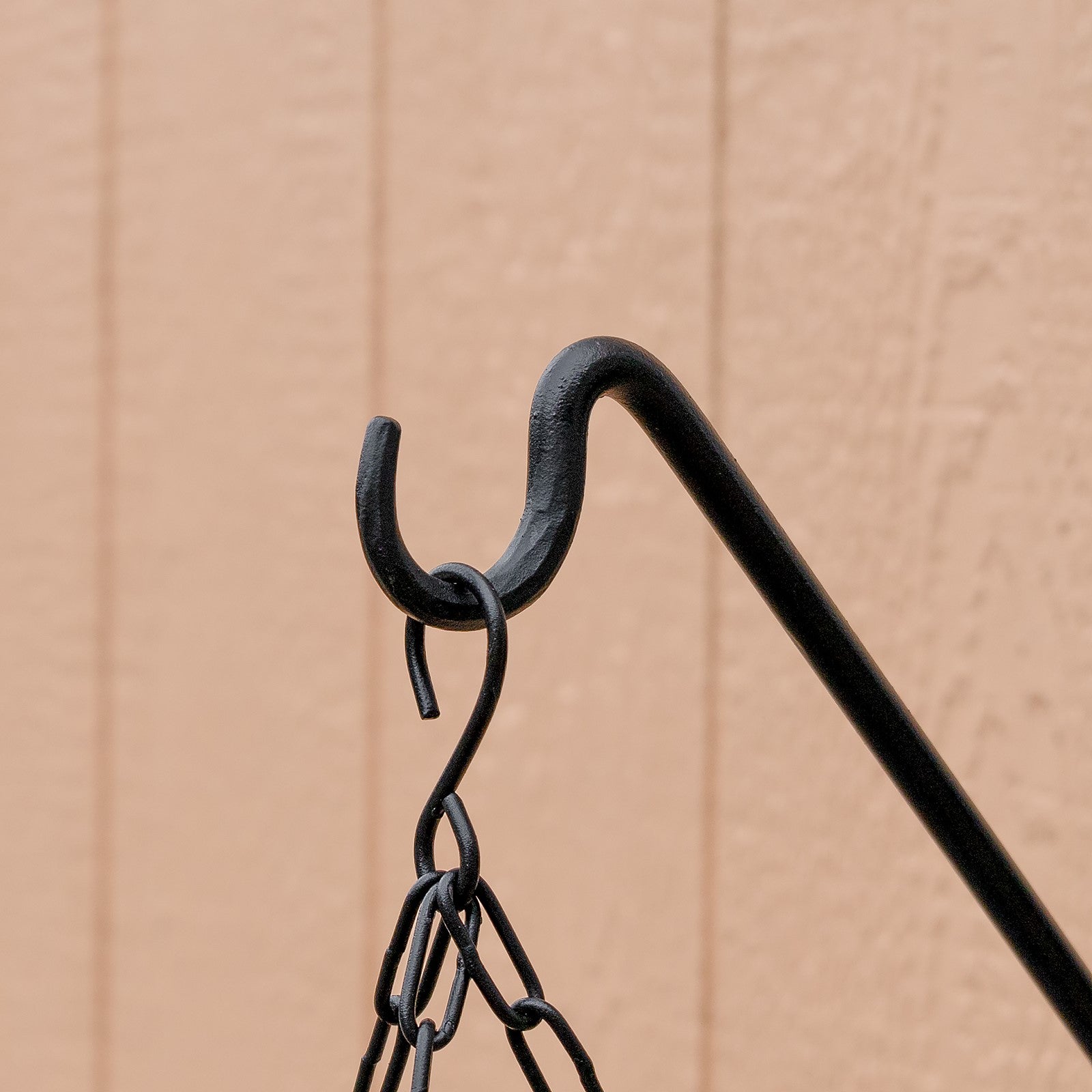 ACHLA 45 Degree Wall Mount Bracket | Black Wrought Iron | Outdoor Sign & Plant Hanger | 25 in L, 45° Angle | Model BGP-09