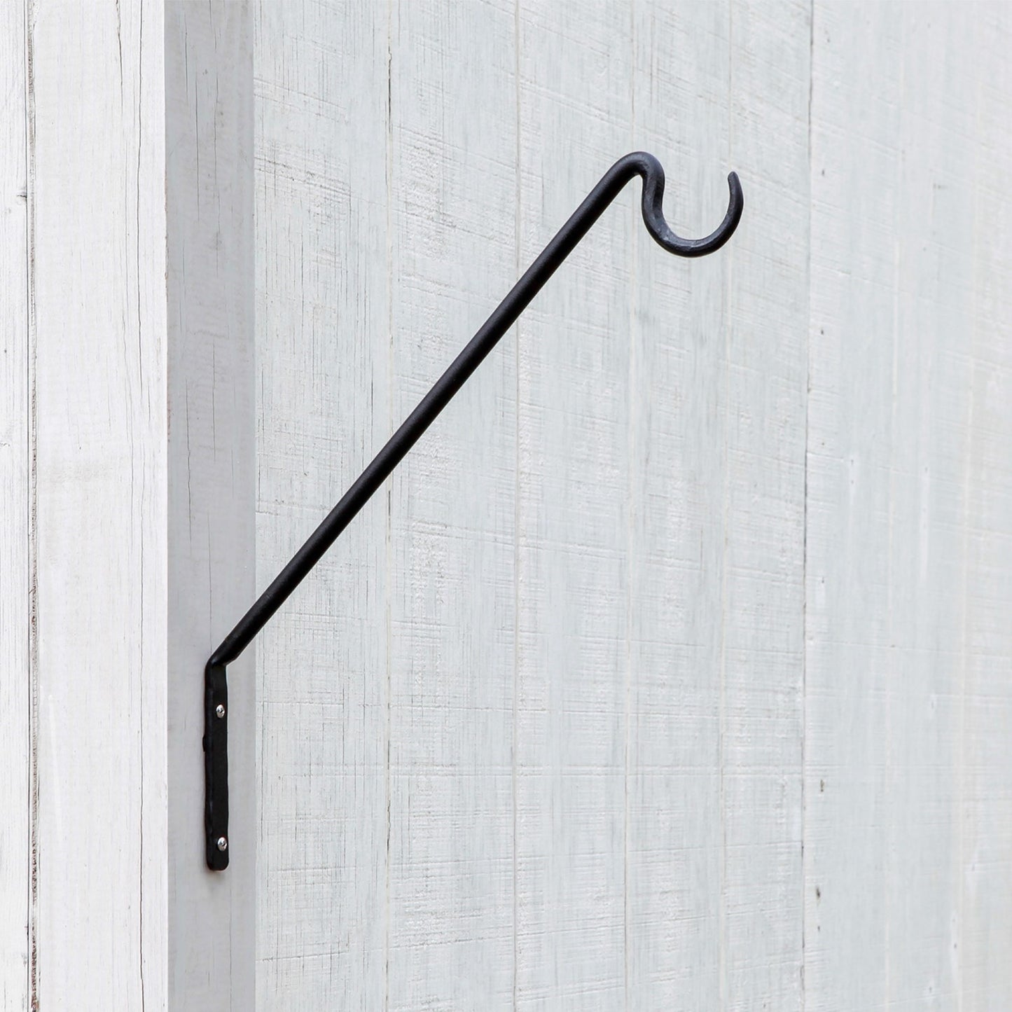 ACHLA 13in 1-Light Wall Sconce | Industrial Black Powdercoat Wrought Iron | Outdoor Patio & Deck Accent Light | 13 x 15.5 x 0.5 in | Model BGP-09S