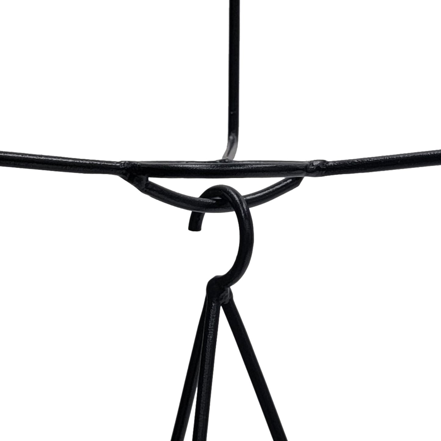 ACHLA Vera Plant Hanger Set of 2 | Black Wrought Iron | Indoor & Outdoor Hanging Planter | 10 x 10 x 45 in | Model BH-03-2