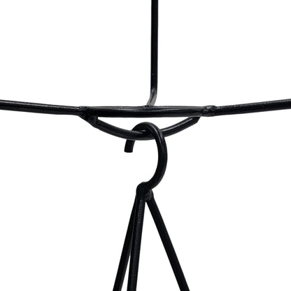 ACHLA Vera Plant Hanger Set of 2 | Black Wrought Iron | Indoor & Outdoor Hanging Planter | 10 x 10 x 45 in | Model BH-03-2