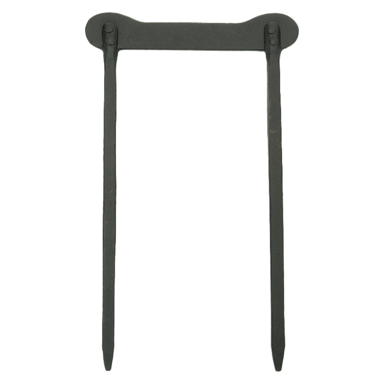 ACHLA Boot Scraper | Wrought Iron Black Powder Coat | Garden & Entryway Mud Remover | 17 x 11 x 1 in | Model BS-03