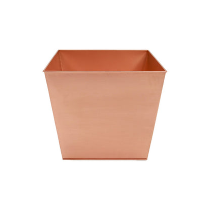 ACHLA Large Copper Flower Box | Brushed Copper Plated Galvanized Steel | Indoor & Outdoor Planter for Ornamentals & Citrus Trees | Model C-12C