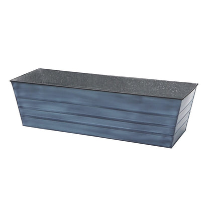 ACHLA Bella 36in Flower Box Stand | Art Deco Wrought Iron and Galvanized Steel | Patio & Deck Container Gardening | 35.25 x 11.75 x | Model C-21NB-S2