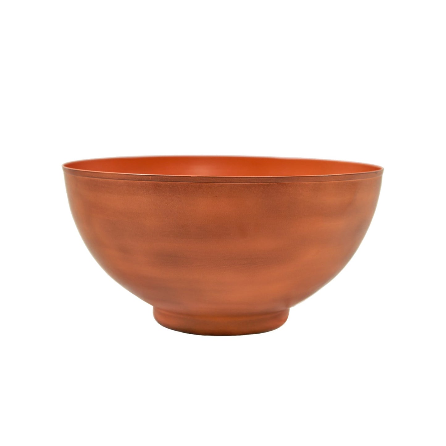 ACHLA Solaria Small Bowl Planter 16in | Burnt Sienna Galvanized Steel and Black Wrought Iron | Indoor & Outdoor Cactus & Succulent | Model C-60BS