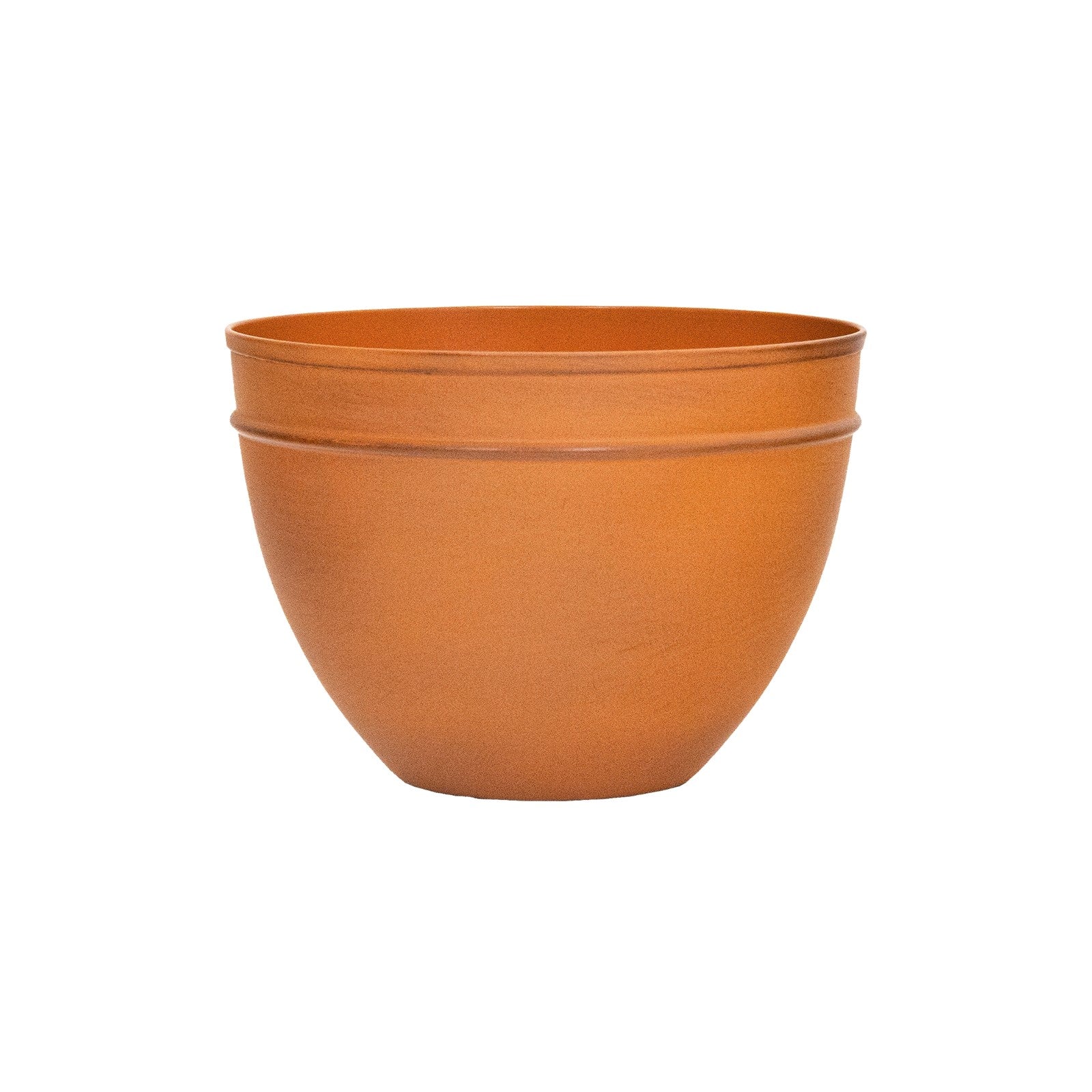 ACHLA Solaria Small Planting Pot 8in | Burnt Sienna Galvanized Steel | Indoor & Outdoor Planter | 8 x 8 x 6 in | Model C-63BS