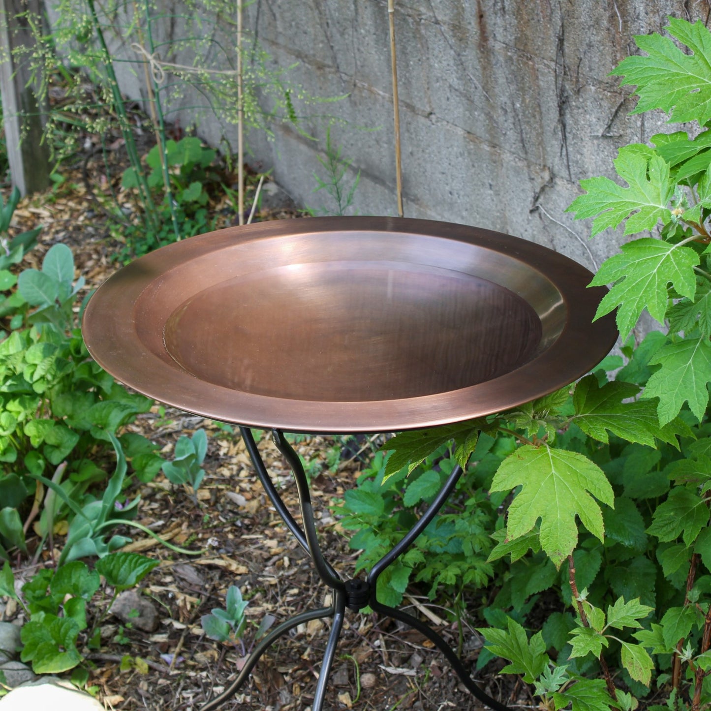 ACHLA Classic Birdbath 24in Round | Traditional Brass with Antique Copper Finish | Outdoor Garden & Patio Water Feature | Model CBB-01