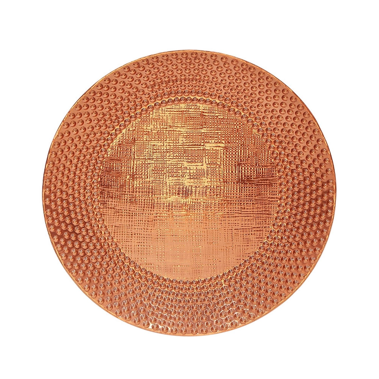 ACHLA Classic II 24in Hammered Copper Birdbath Bowl | Brass Construction, Natural Patina | Garden & Backyard Water Feature | Model CBB-02