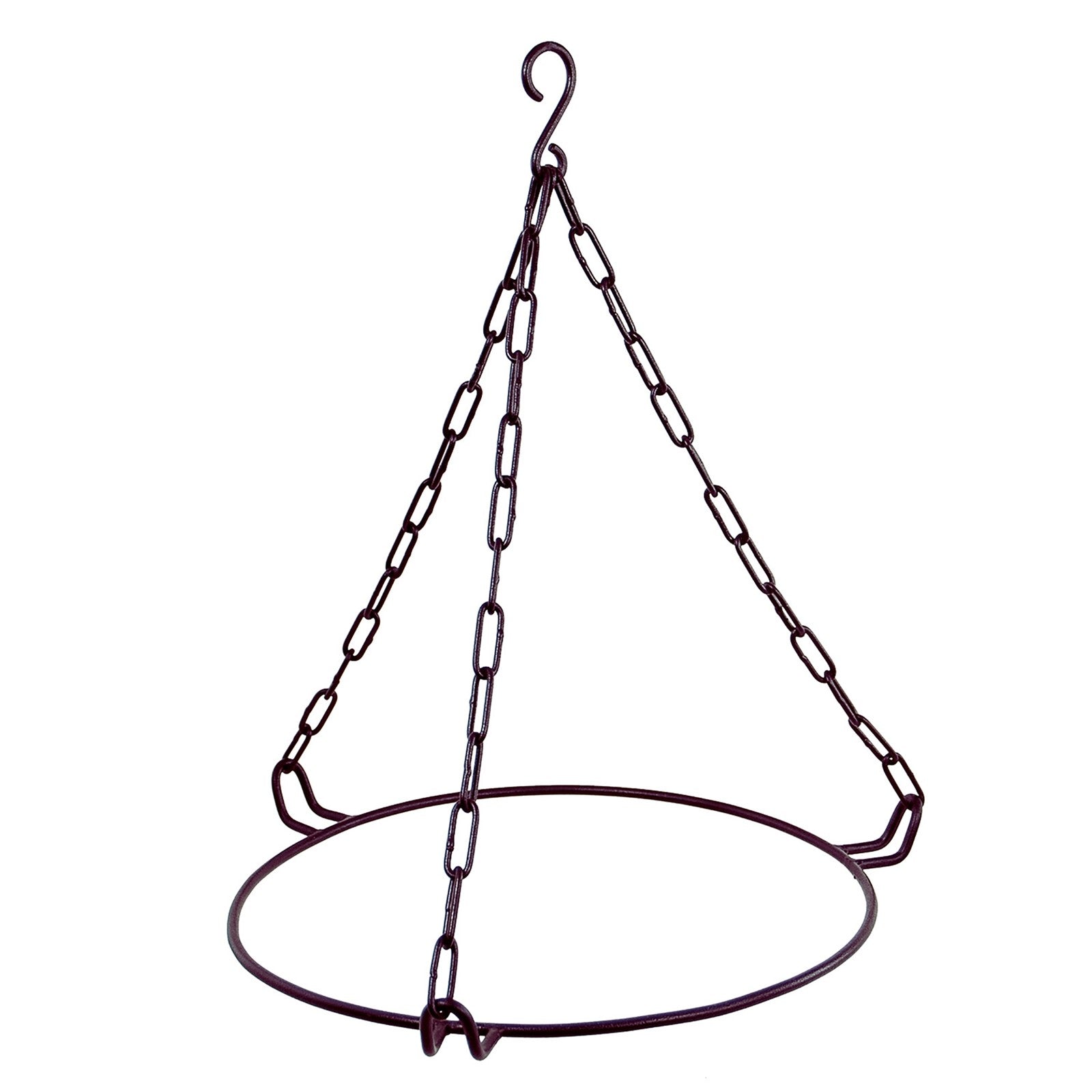 ACHLA Hanging Fern Green Crackle Bowl 14in Decorative Bowl | Outdoor Garden & Patio Birdbath | 13.75 x 13.75 x 2.5-17 in | Model CGB-H-14FG