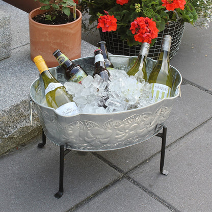 ACHLA Tabletop Stand CWI-01 | Black Wrought Iron Folding Stand | Party & Catering Display | 9 x 9 x 7 in | Model CWI-01