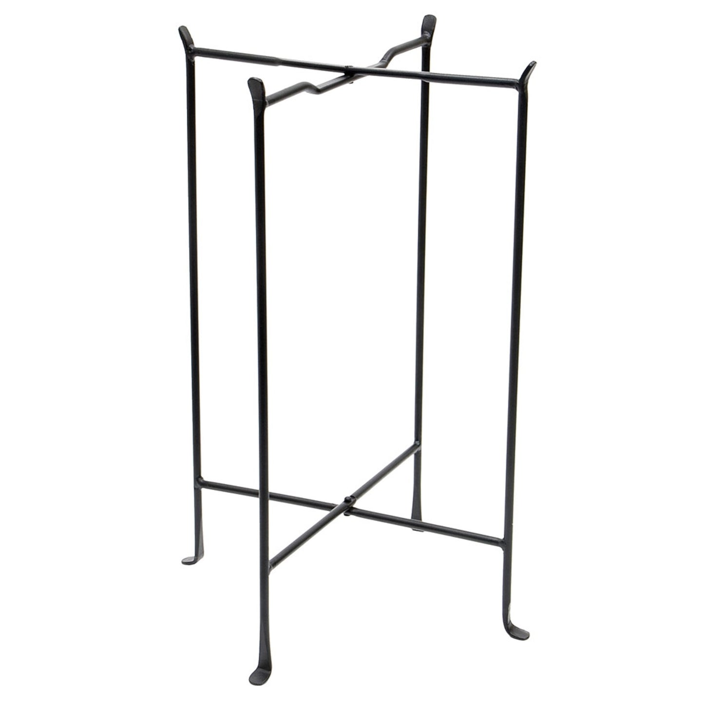 ACHLA Large Floor Stand | Black Wrought Iron | Patio & Garden Display | 22 x 22 x 29 in | Model CWI-03