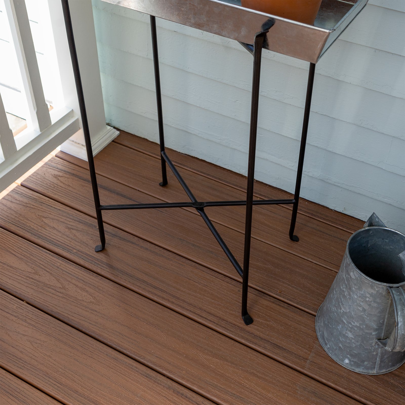 ACHLA Large Floor Stand | Black Wrought Iron | Patio & Garden Display | 22 x 22 x 29 in | Model CWI-03