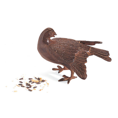 ACHLA Bronzed Doves Pair | Antique Bronze Cast Aluminum Garden Ornament | Patio & Garden Decor | 8 x 8 x 6 in | Model DOV-01