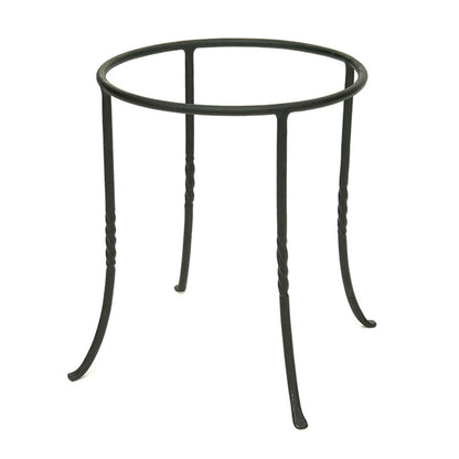 ACHLA Ring Stand 12in Round Plant Stand | Black Wrought Iron | Patio, Deck & Indoor Plant Display | 12 x 12 x 14 in | Model FB-14