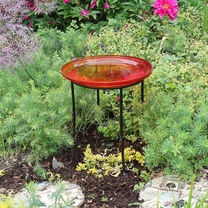 ACHLA Ring Stand 12in Round Plant Stand | Black Wrought Iron | Patio, Deck & Indoor Plant Display | 12 x 12 x 14 in | Model FB-14