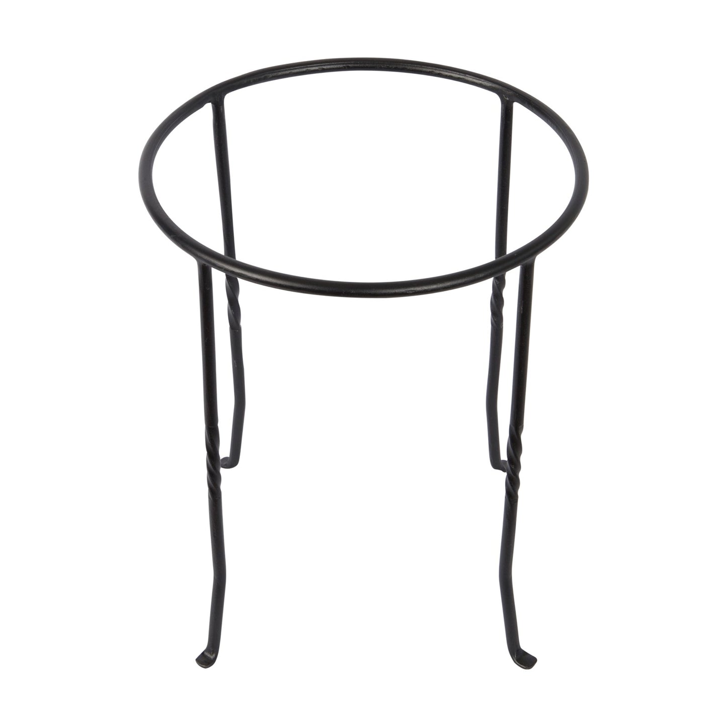 ACHLA Ring Stand 12in Round Plant Stand | Black Wrought Iron | Patio, Deck & Indoor Plant Display | 12 x 12 x 14 in | Model FB-14