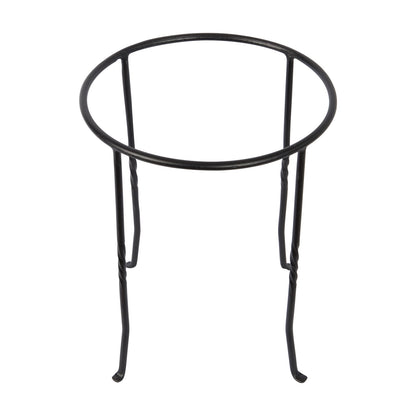 ACHLA Ring Stand 12in Round Plant Stand | Black Wrought Iron | Patio, Deck & Indoor Plant Display | 12 x 12 x 14 in | Model FB-14