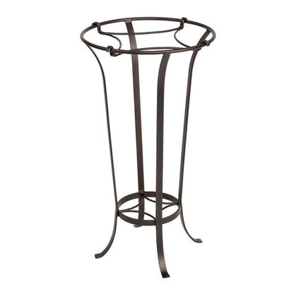 ACHLA Tulip Plant Stand | Roman Bronze Wrought Iron | Patio & Indoor Plant Display | 15.5 x 15.5 x 28 in | Model FB-20