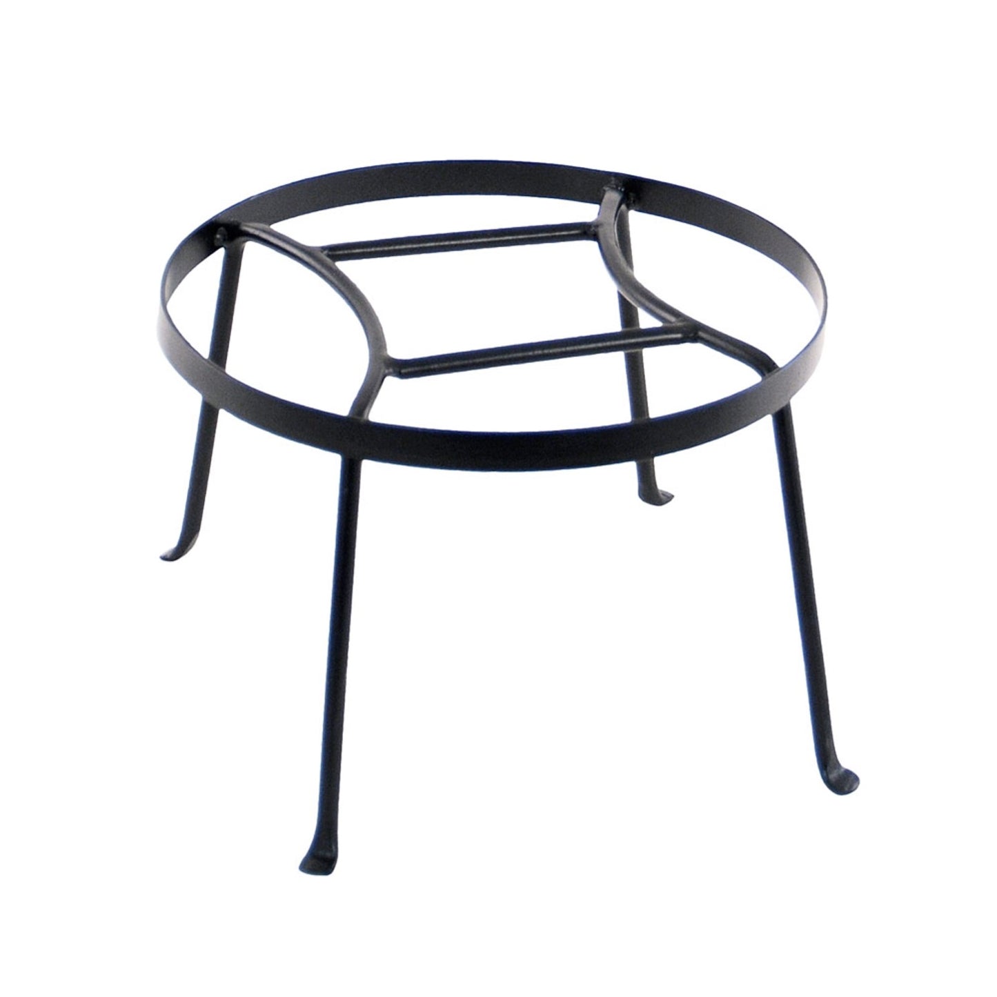 ACHLA Argyle Plant Stand I 8in | Wrought Iron Graphite Powder Coat | Indoor & Outdoor Plant Display | 15 x 15 x 9 in | Model FB-30