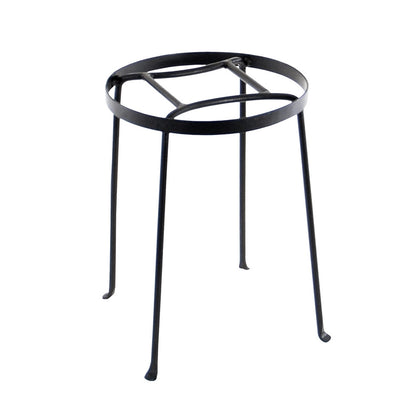 ACHLA Argyle Plant Stand II 14in | Wrought Iron Graphite Powder Coat | Indoor & Outdoor Patio Display | 10.5-15in Dia x 14in H | Model FB-31