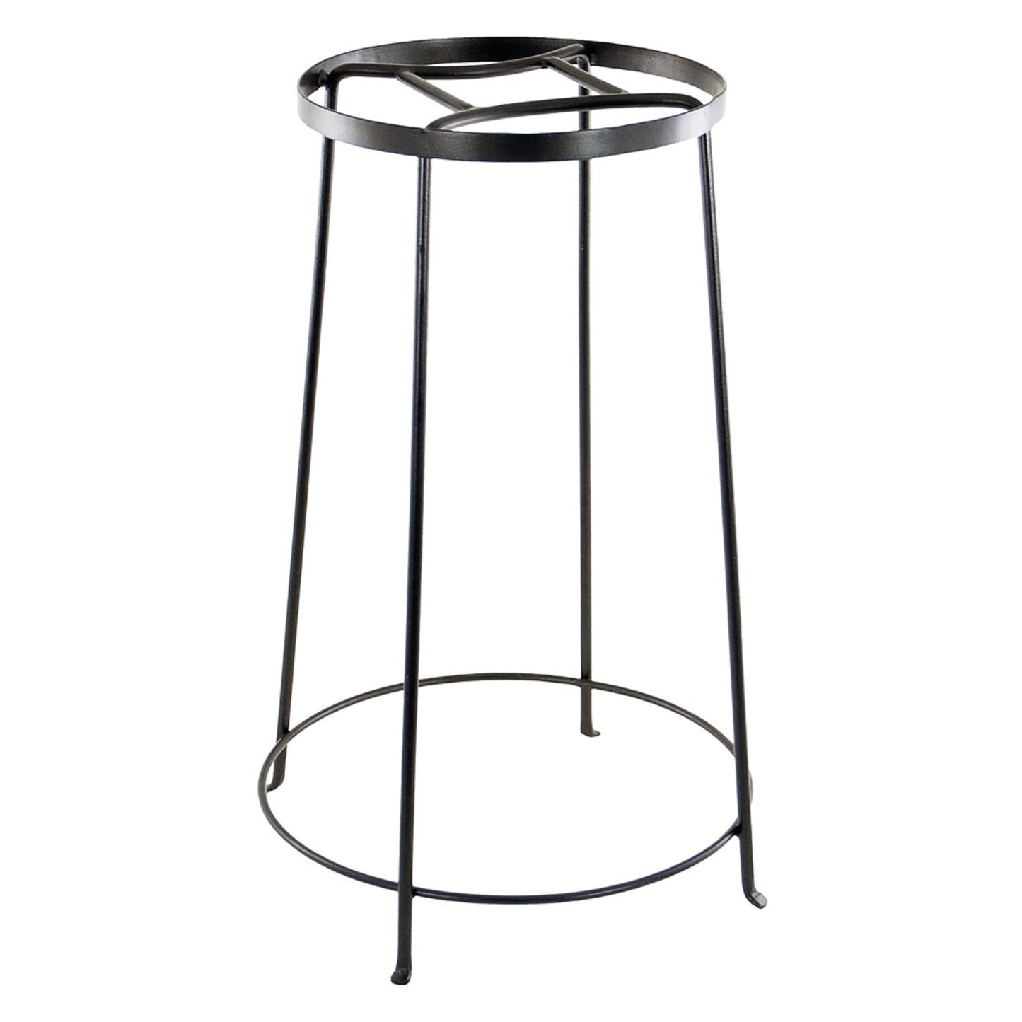 ACHLA Argyle Plant Stand IV 24in | Wrought Iron Graphite Powder Coat | Indoor & Outdoor Pedestal | 12-17.25 x 12-17.25 x 24 in | Model FB-33