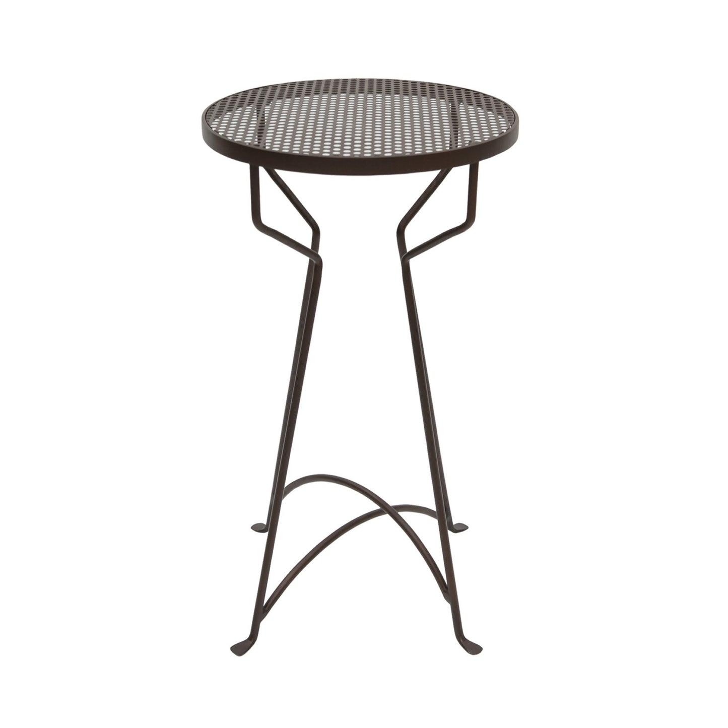 ACHLA Capri 14in Plant Stand | Roman Bronze Wrought Iron | Patio & Sunroom Side Table | 14 x 14 x 25 in | Model FB-37