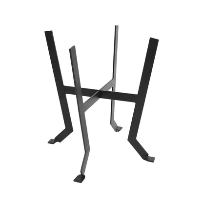 ACHLA Denise III 18in Plant Stand | Black Wrought Iron | Patio & Living Room Plant Display | 12 x 12 x 18 in | Model FB-60