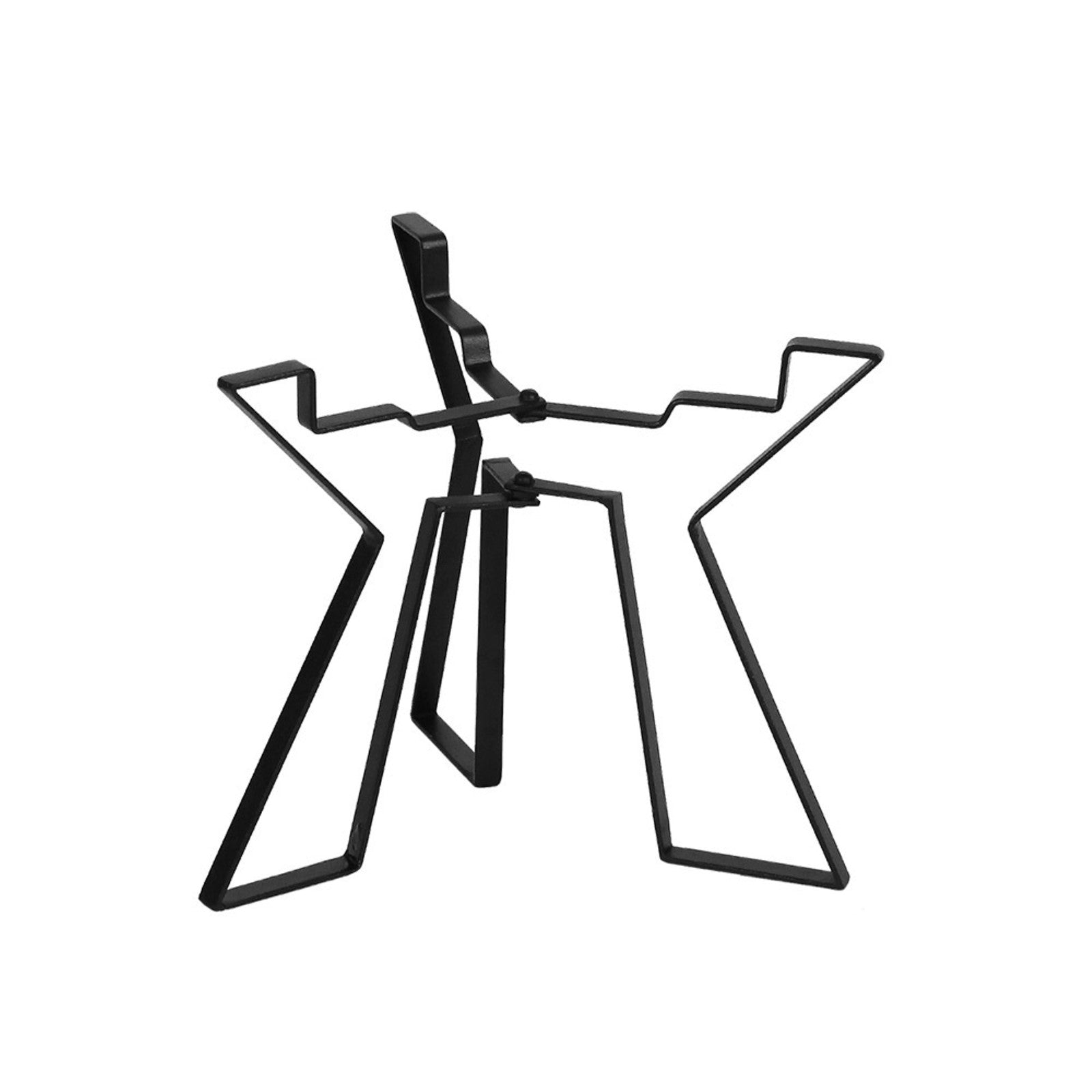 ACHLA Florence Plant Stand | Wrought Iron Black Powdercoat | Indoor & Outdoor Tabletop Planter | 9 x 10 x 15 in | Model FB-63