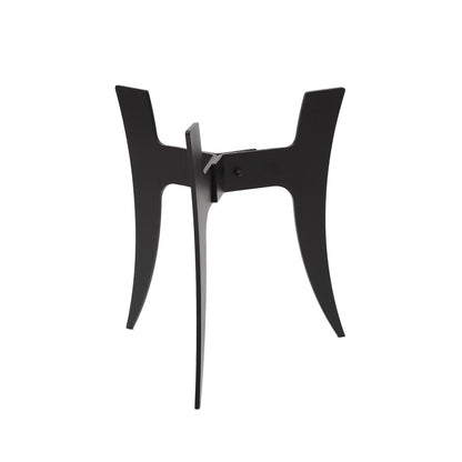 ACHLA Ibex I Plant Stand | Black Powdercoat Wrought Iron | Indoor & Outdoor Planter Pedestal | 10 x 10 x 12 in | Model FB-71