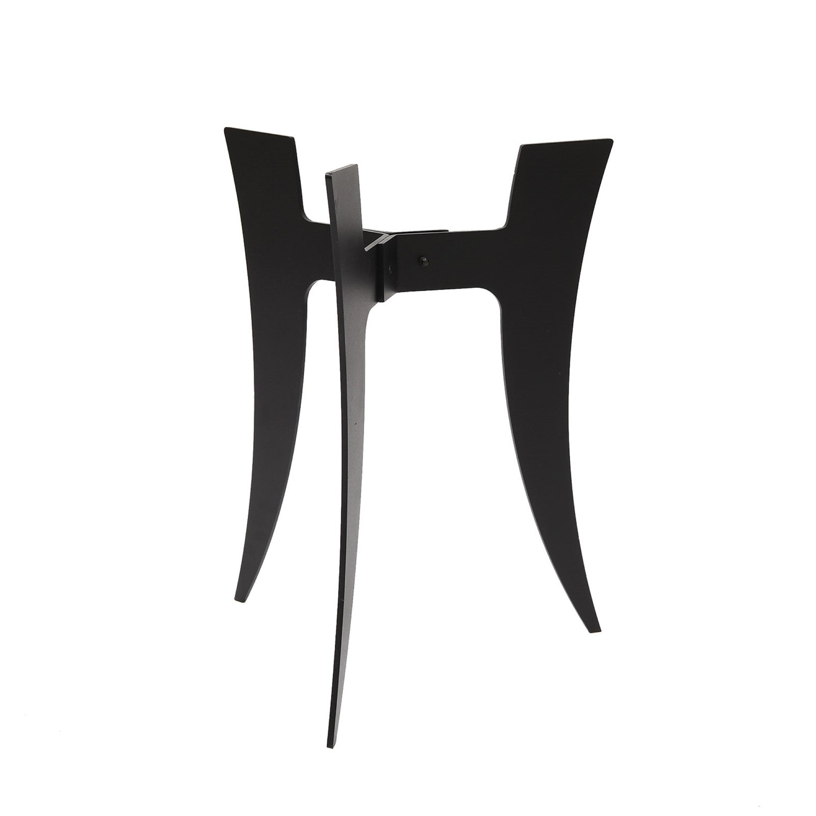 ACHLA Ibex II Plant Stand 14in | Black Powdercoat Wrought Iron | Indoor & Outdoor Pedestal for Tall Planters | 14 x 14 x 18 in | Model FB-72