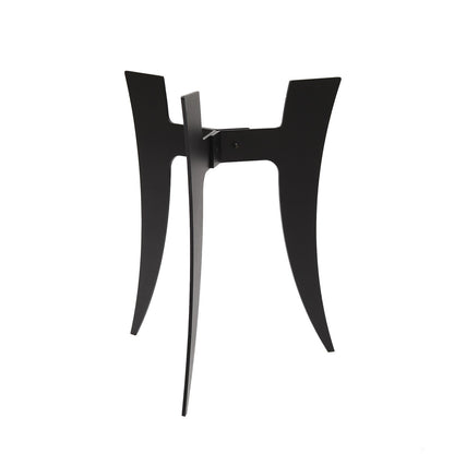 ACHLA Ibex II Plant Stand 14in | Black Powdercoat Wrought Iron | Indoor & Outdoor Pedestal for Tall Planters | 14 x 14 x 18 in | Model FB-72