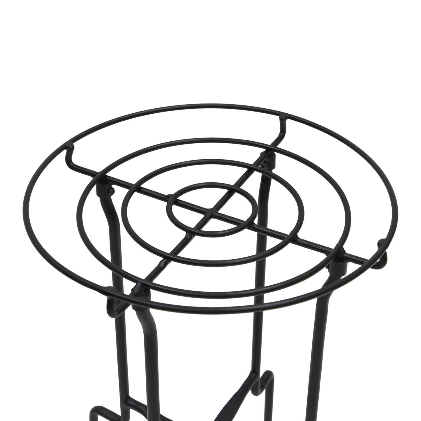 ACHLA Catalina Plant Stand | Black Wrought Iron | Indoor & Outdoor Planter Stand | 14 x 14 x 24 in | Model FB-76