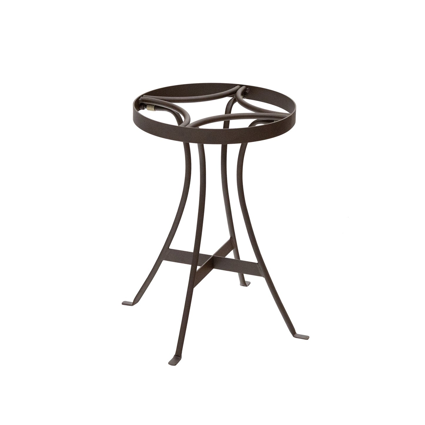 ACHLA Tara 15in Plant Stand | Roman Bronze Wrought Iron | Indoor & Outdoor Patio Plant Display | 10 x 10 x 16 in | Model FB-81