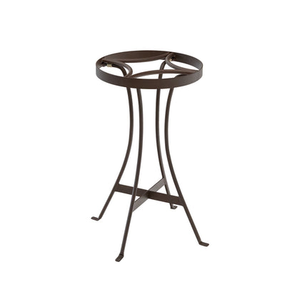 ACHLA Tara 18in Plant Stand | Roman Bronze Wrought Iron | Indoor & Outdoor Patio Decor | 10 x 10 x 19 in | Model FB-82