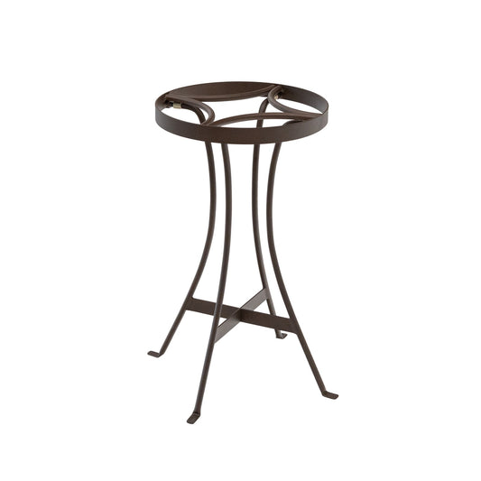 ACHLA Tara 18in Plant Stand | Roman Bronze Wrought Iron | Indoor & Outdoor Patio Decor | 10 x 10 x 19 in | Model FB-82