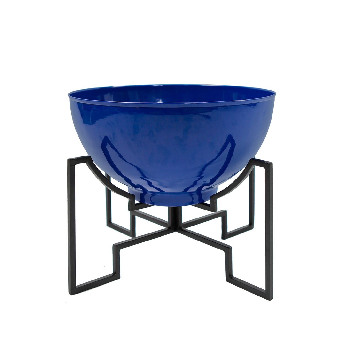 ACHLA Jane I Planter | French Blue Wrought Iron and Galvanized Steel | Succulent & Cactus Garden, Patio & Sunroom | Model FBC-52-60FB